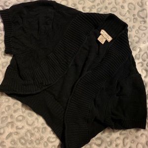 Black Cropped Shrug